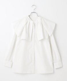 #Newans 【セレモニーにも】2wayタックフレアカラーブラウス