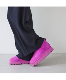 MODE ET JACOMO <carino>本革ムートンショートブーツ