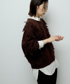 Green Parks フリンジニットプルオーバー