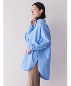 AMERICAN HOLIC イージーケアバンドカラーシャツチュニック