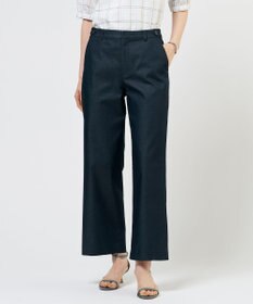 J.PRESS LADIES S TCシャンブレーサテンST ストレート パンツ