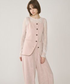 GRACE CONTINENTAL クラッシュサテンキャミトップ