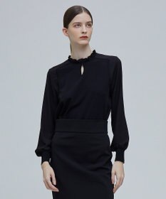 BEIGE， CLARISSE / タイニーフリルニット