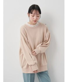 earth music&ecology 袖スリットスウェット