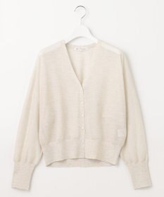 23区 L 【新色追加】シャイニーシアー ニット カーディガン