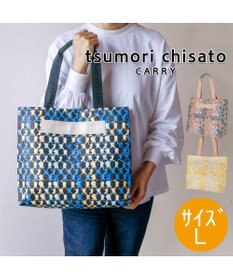 tsumori chisato CARRY タコチェック トートバッグ 【 水や汚れに強いコーティング 】