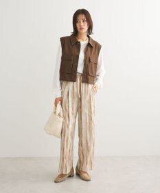 Green Parks アソート柄サイドラインパンツ