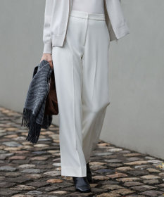 ICB 【洗える】 トリアセボディシェルピーチ ワイドパンツ