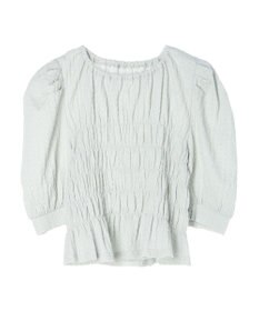 earth music&ecology ポコポコシャーリングトップス