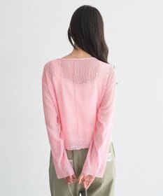 earth music&ecology フロントドロストシアープルオーバー