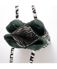 UNBILLION カシュカシュ cachecache / 柄プリント3パーテーショントートバッグ