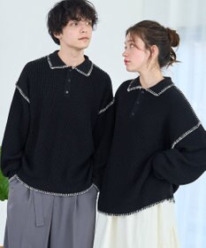 WEGO ハンドステッチポロプルオーバー