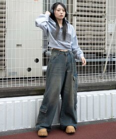 WEGO グラフィックショートパーカー