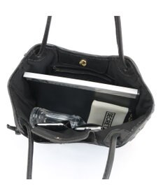 UNBILLION 【訳あり商品】 牛革レザーメッシュトートL