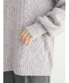 Green Parks フェアリーＭｉｘケーブルニットプルオーバー