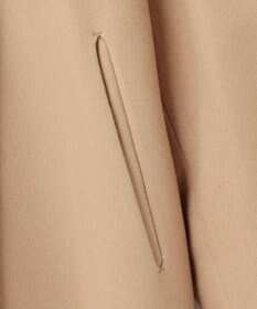 BEIGE， GABELLE / ミドル丈スタンドカラーウールコート