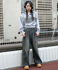 WEGO グラフィックショートパーカー