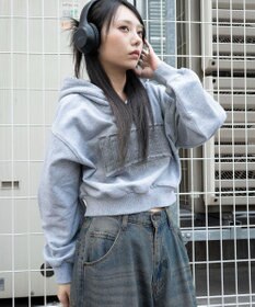 WEGO グラフィックショートパーカー