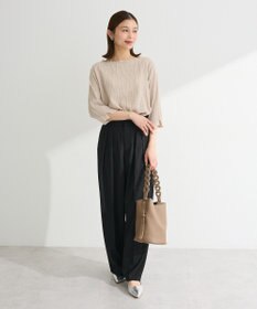 Green Parks ５分袖表面感カットプルオーバー