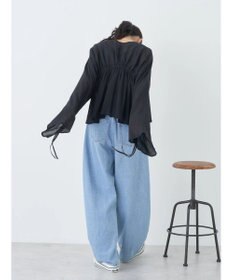 earth music&ecology ワッシャードロスト羽織りシャツ