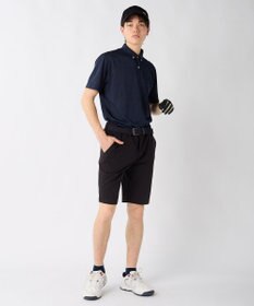 FILA GOLF／marie claire 【FILA GOLF】メッシュ加工ロゴ半袖ポロシャツ