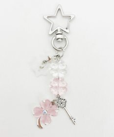 WEGO ビジュークローバービーズキーホルダー