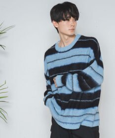 WEGO モヘアライク総柄BIGプルオーバー