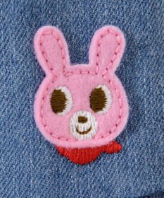 MIKI HOUSE HOT BISCUITS 【80-90cm】キャビットちゃん デニムスカート