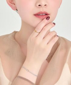 Phoebe 【金属アレルギー対応】ワンドロップメタルチェーンリング