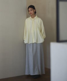 CRAFT STANDARD BOUTIQUE タイ付きタックシャツチュニック