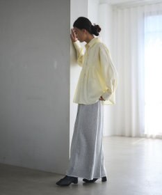 CRAFT STANDARD BOUTIQUE タイ付きタックシャツチュニック