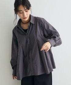 CRAFT STANDARD BOUTIQUE タイ付きタックシャツチュニック