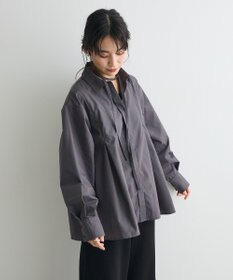 CRAFT STANDARD BOUTIQUE タイ付きタックシャツチュニック