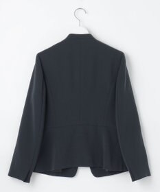 J.PRESS LADIES 【セットアップ対応】セラテリーダブルクロス ノーカラー ジャケット