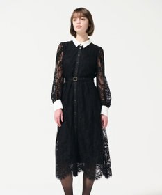 GRACE CONTINENTAL コードレースシャツドレス