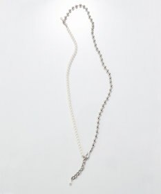 Phoebe マルチwayメタルボール×パールネックレス