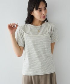CRAFT STANDARD BOUTIQUE 2点セット/ボーダーキャミ+Tシャツ