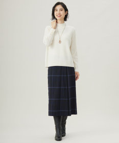 J.PRESS LADIES 【洗える】CASHBIT NEO ハイネックニット