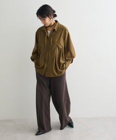 CRAFT STANDARD BOUTIQUE タイ付きタックシャツチュニック