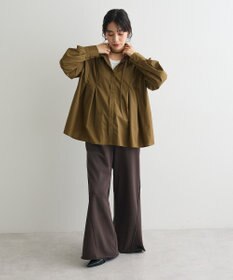 CRAFT STANDARD BOUTIQUE タイ付きタックシャツチュニック