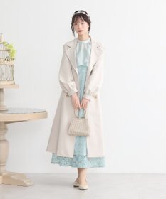 earth music&ecology SET2点シアーブラウス＋3Dレースワンピース