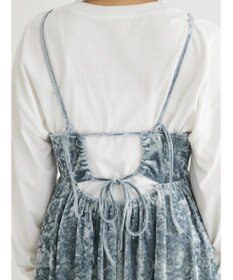 Green Parks ・ＥＬＥＮＣＡＲＥ　ＤＵＥクラッシュベロアキャミチュニック