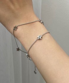 WEGO Lステンレスモチーフ2連ブレス