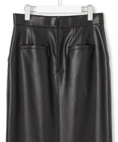 ICB L 【洗える】フェイクレザー ナロースカート