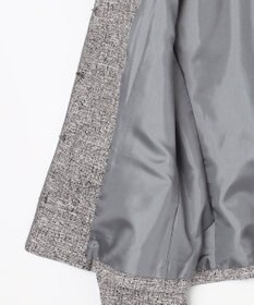 J.PRESS LADIES 【セットアップ対応】Light Tweed ノーカラー ジャケット