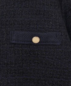 J.PRESS LADIES L 【洗える】TWEEDY ニット ジャケット