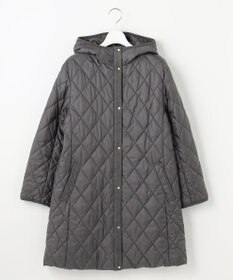 J.PRESS LADIES L 【WEB限定カラーあり・洗える】コンパクトタフタキルティング フーデッド コート