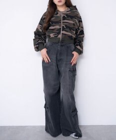 WEGO ショートZIPパーカー