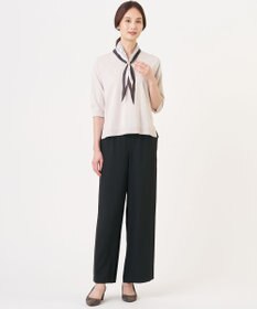 J.PRESS LADIES L 【セットアップ対応・人気素材】Light ジョーゼット イージー パンツ