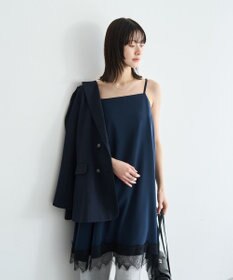 YECCA VECCA レースサテンキャミチュニック